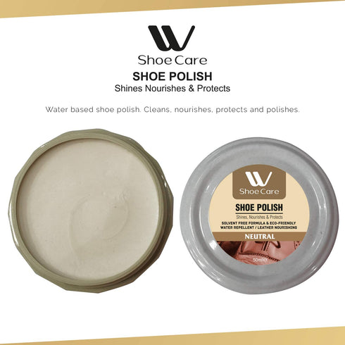Shoe Polish Neutral | 1.69 fl oz | WBM SHOE CARE